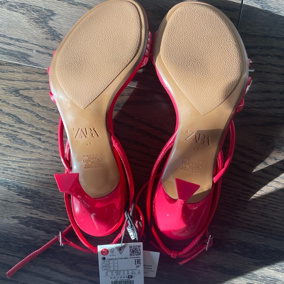 Zara Coral Heels - Picture 8 of 9